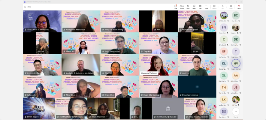 Our global forest of talent gathering to "Boost Performance" and grow together
