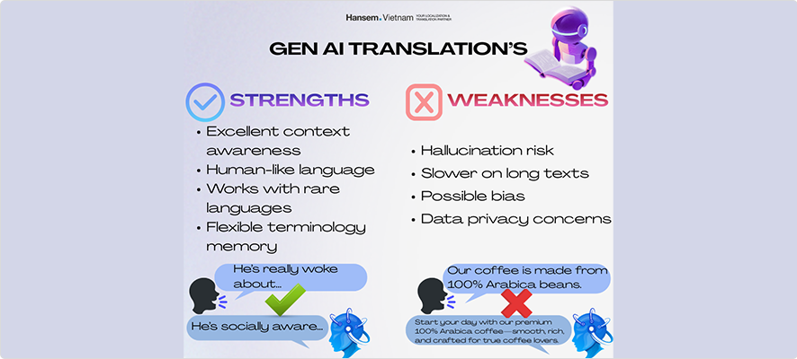 Advantages and Disadvantages of GenAI Translation